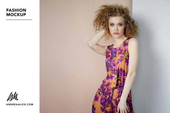 Download Fashion Mockup - Woman in Jumpsuit - Fashion mockup Collection