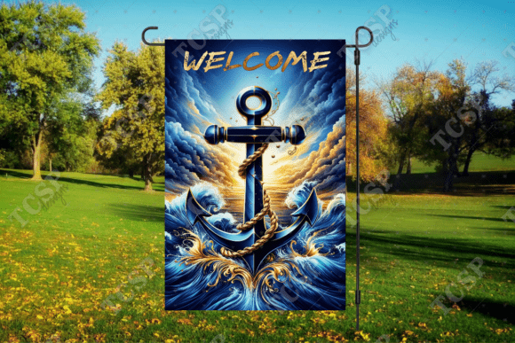Download Anchor Welcome Garden Flag - Premium Resources