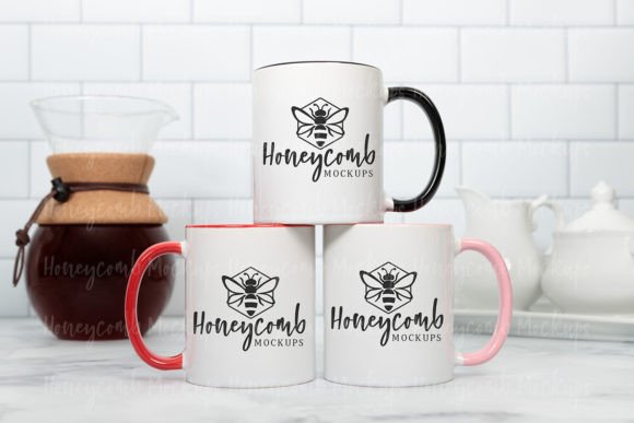 Download Red Black and Pink Accent Mug Mockup - Mug mockup Collection