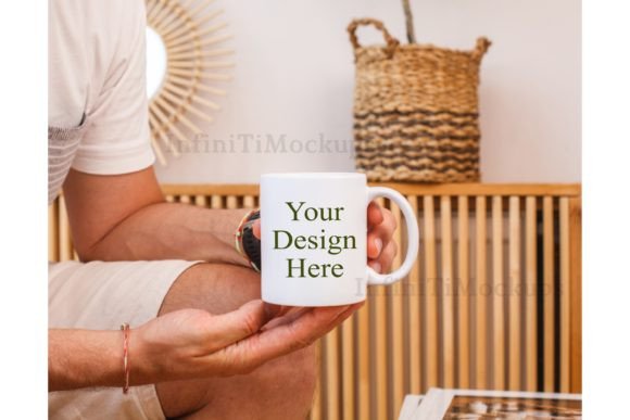 Download 11oz Mug Mockup Holding Man - Mug mockup Collection