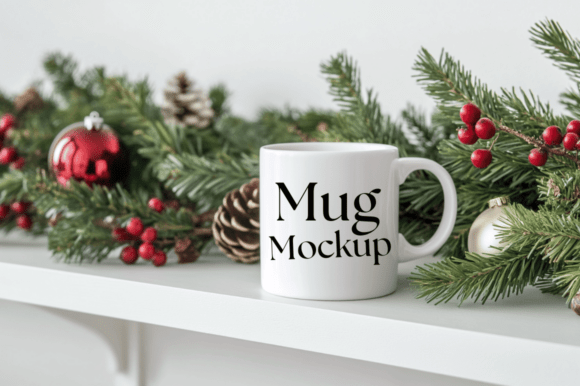 Download Christmas White Mug Mockup - Mug mockup Collection