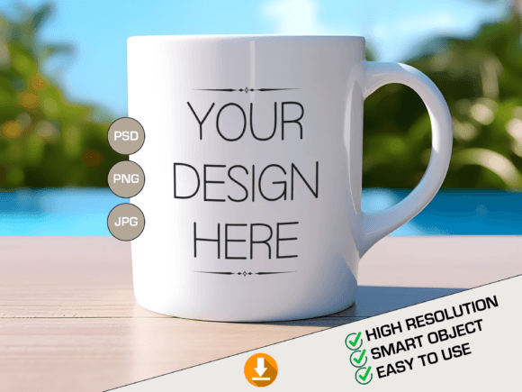 Download 11 Oz Mug Mockup PSD Mug Template - Psd mug template Collection